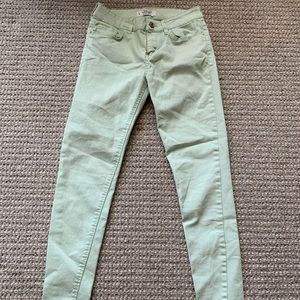 Great condition MANGO mint stretch jeans